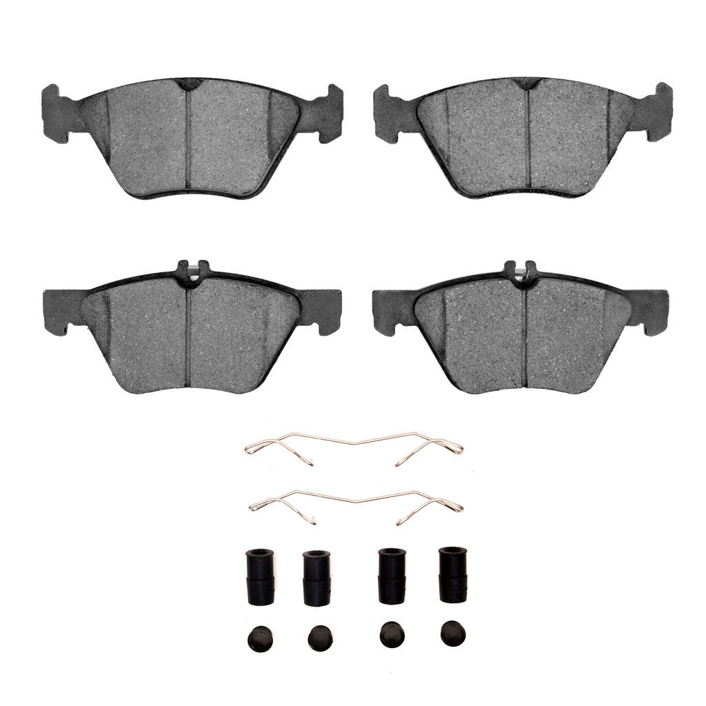 Dynamic Friction 1600-0740-01 - 5000 Euro Ceramic Brake Pads With Hardware