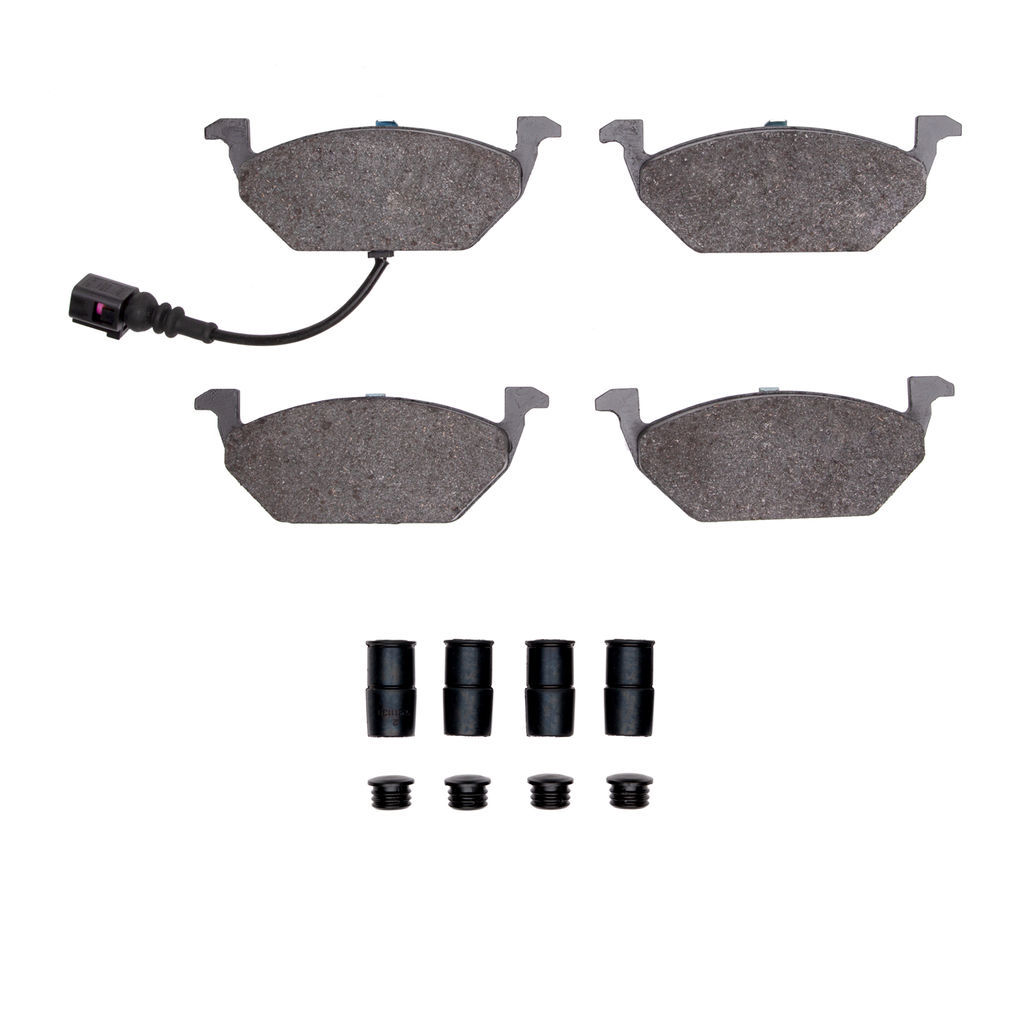 Dynamic Friction 1600-0768-11 - 5000 Euro Ceramic Brake Pads With Hardware