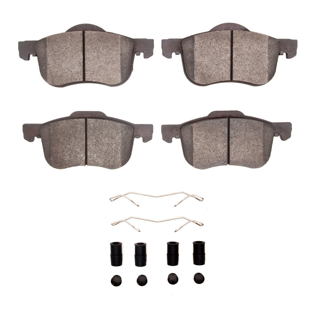 Dynamic Friction 1600-0794-01 - 5000 Euro Ceramic Brake Pads With Hardware