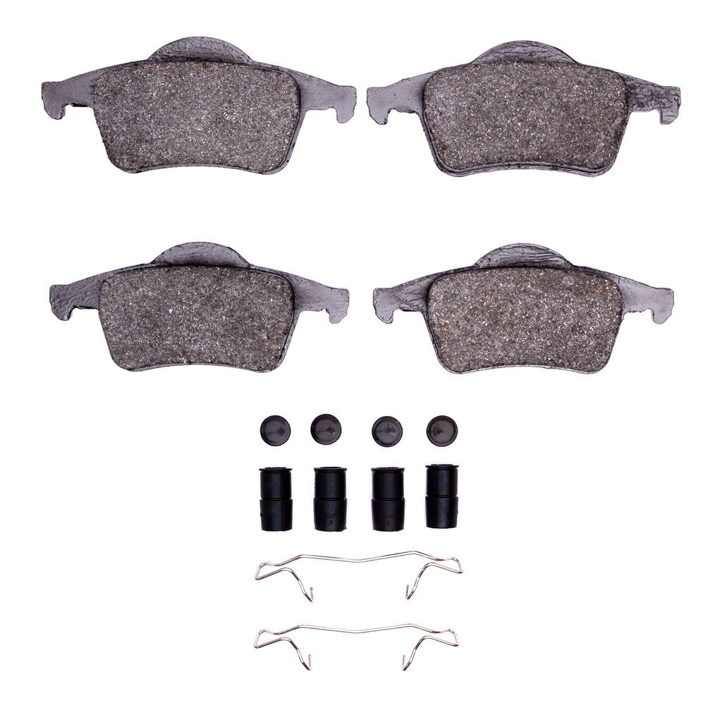 Dynamic Friction 1600-0795-01 - 5000 Euro Ceramic Brake Pads With Hardware