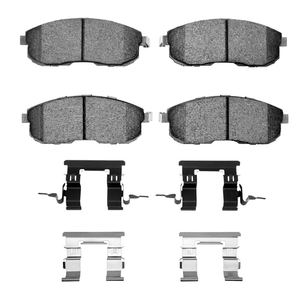 Dynamic Friction 1600-0815-01 - 5000 Euro Ceramic Brake Pads With Hardware