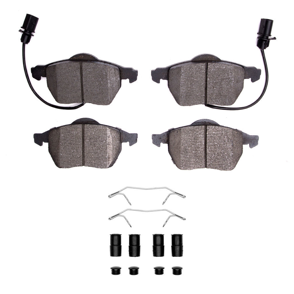 Dynamic Friction 1600-0840-01 - 5000 Euro Ceramic Brake Pads With Hardware