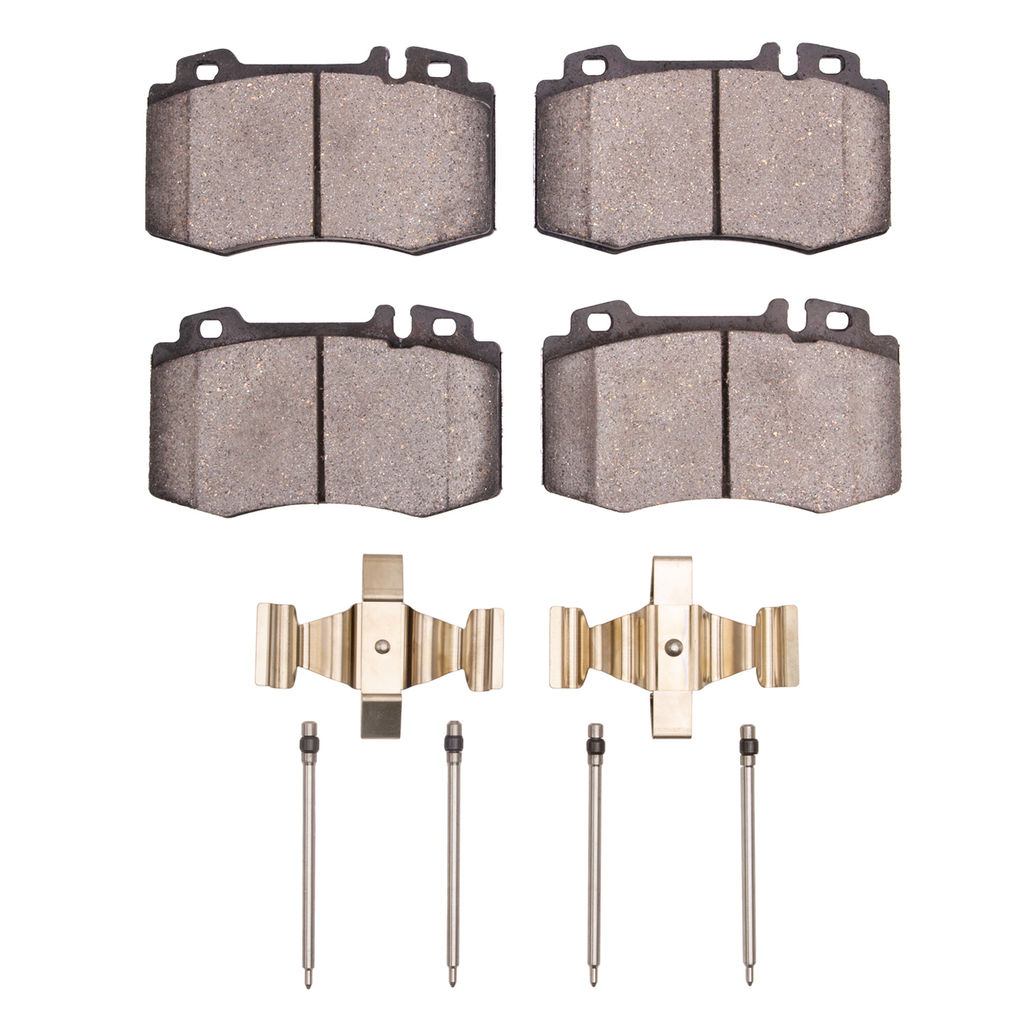 Dynamic Friction 1600-0847-01 - 5000 Euro Ceramic Brake Pads With Hardware