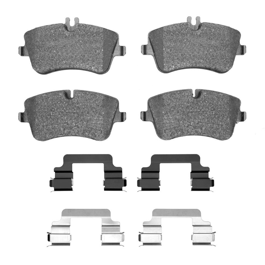 Dynamic Friction 1600-0872-02 - 5000 Euro Ceramic Brake Pads With Hardware