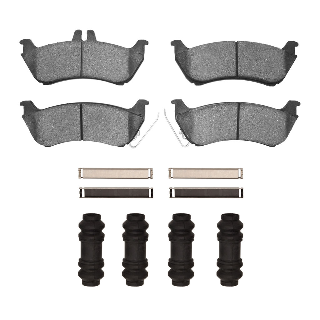 Dynamic Friction 1600-0875-01 - 5000 Euro Ceramic Brake Pads With Hardware