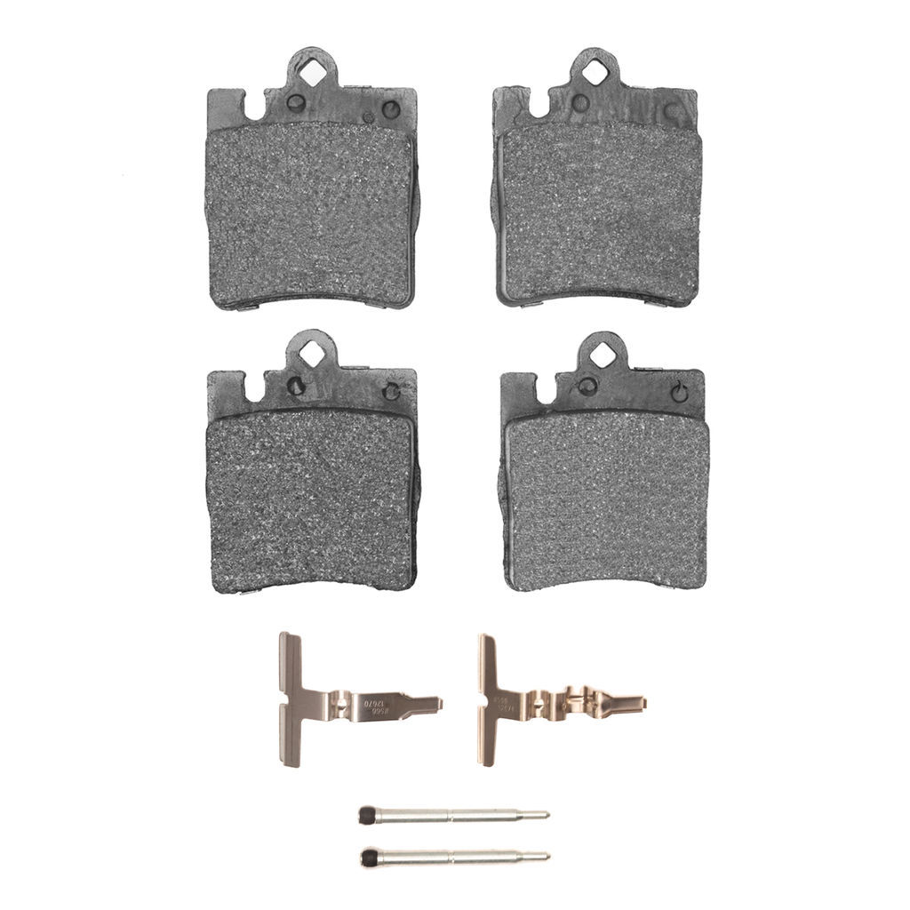 Dynamic Friction 1600-0876-01 - 5000 Euro Ceramic Brake Pads With Hardware