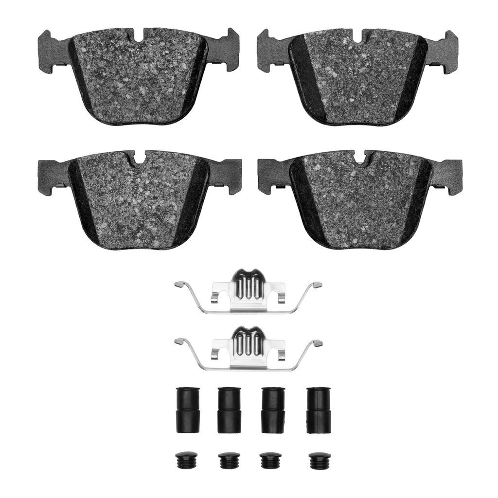 Dynamic Friction 1600-0919-22 - 5000 Euro Ceramic Brake Pads With Hardware