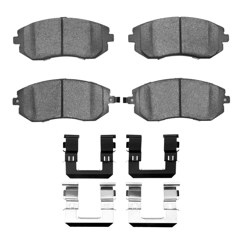Dynamic Friction 1600-0929-01 - 5000 Euro Ceramic Brake Pads With Hardware