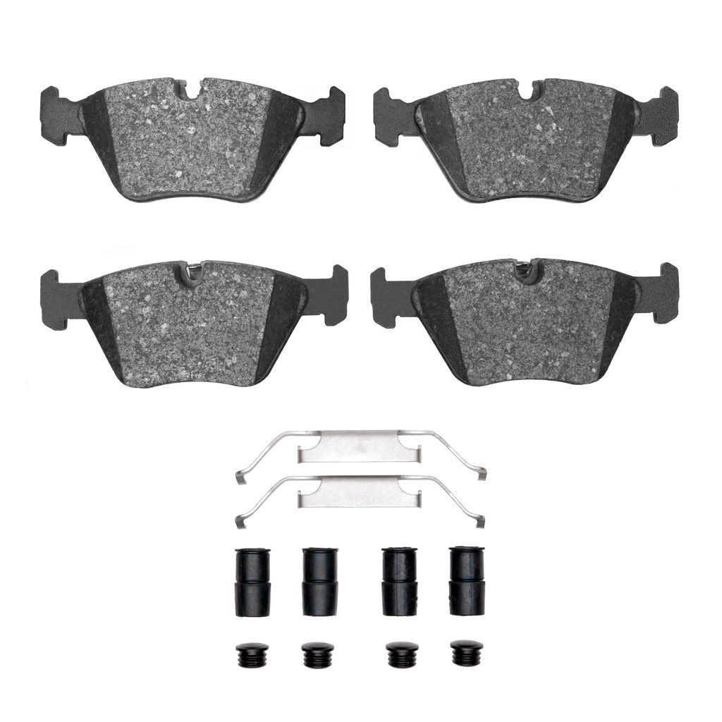 Dynamic Friction 1600-0946-01 - 5000 Euro Ceramic Brake Pads With Hardware