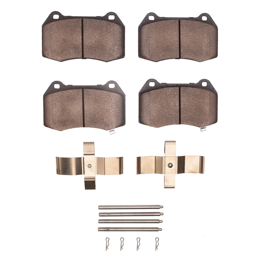 Dynamic Friction 1600-0960-01 - 5000 Euro Ceramic Brake Pads With Hardware
