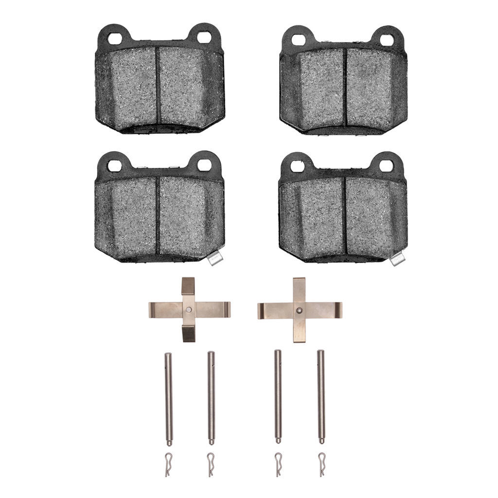 Dynamic Friction 1600-0961-01 - 5000 Euro Ceramic Brake Pads With Hardware