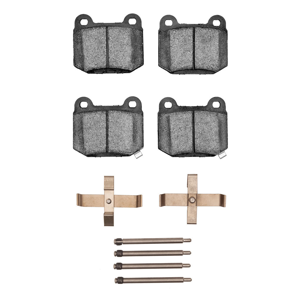 Dynamic Friction 1600-0961-02 - 5000 Euro Ceramic Brake Pads With Hardware