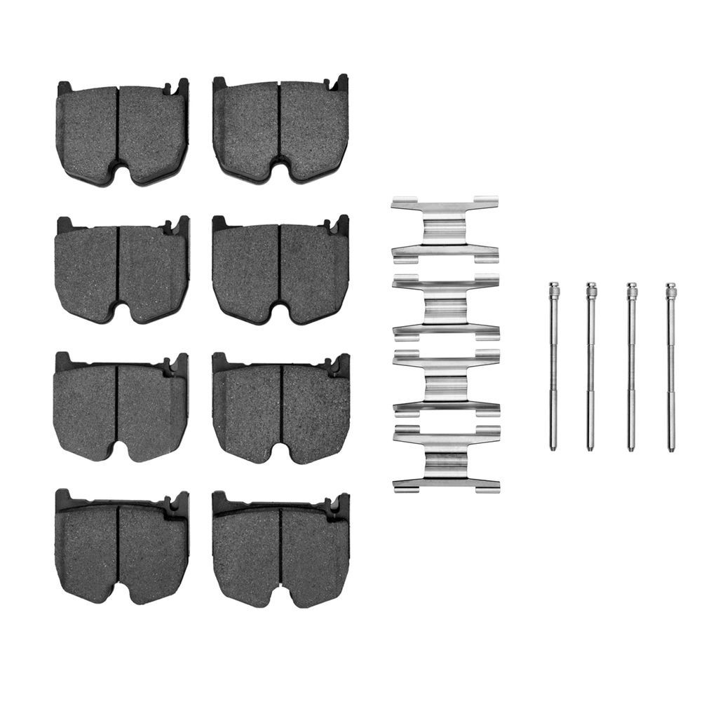 Dynamic Friction 1600-0983-01 - 5000 Euro Ceramic Brake Pads With Hardware
