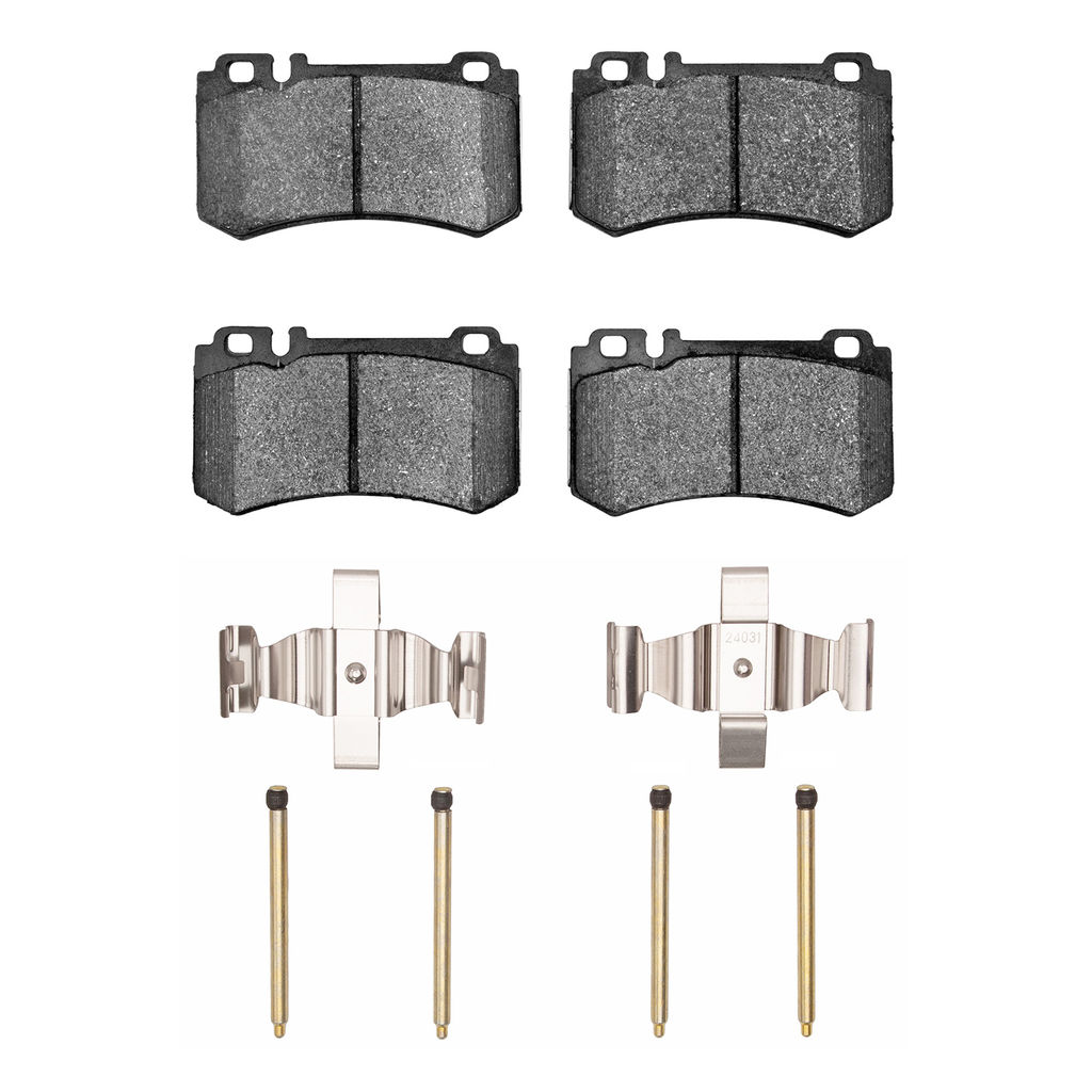 Dynamic Friction 1600-0984-02 - 5000 Euro Ceramic Brake Pads With Hardware