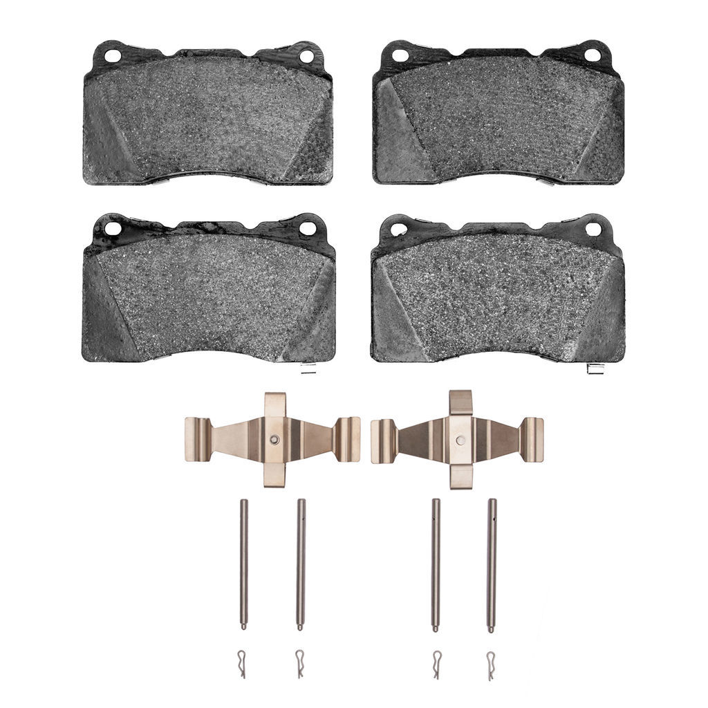 Dynamic Friction 1600-1001-01 - 5000 Euro Ceramic Brake Pads With Hardware