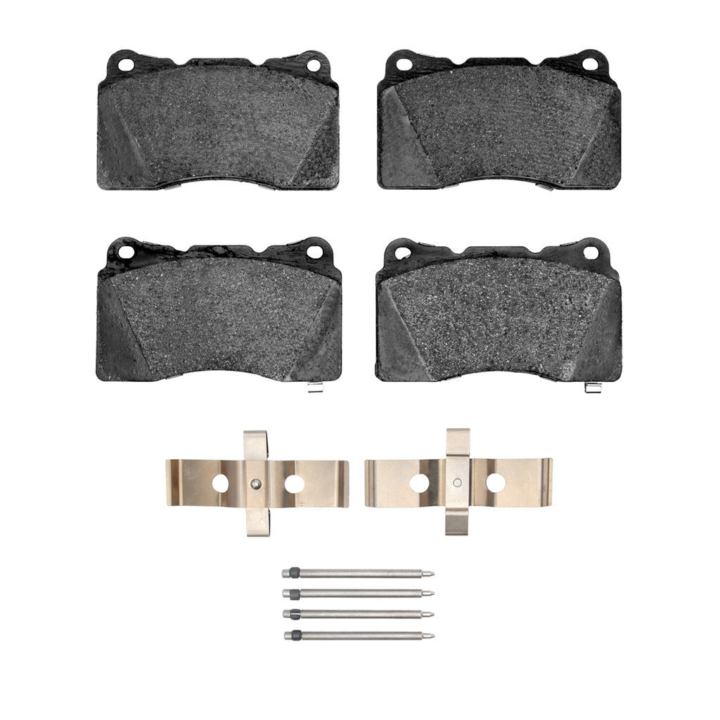 Dynamic Friction 1600-1001-04 - 5000 Euro Ceramic Brake Pads With Hardware