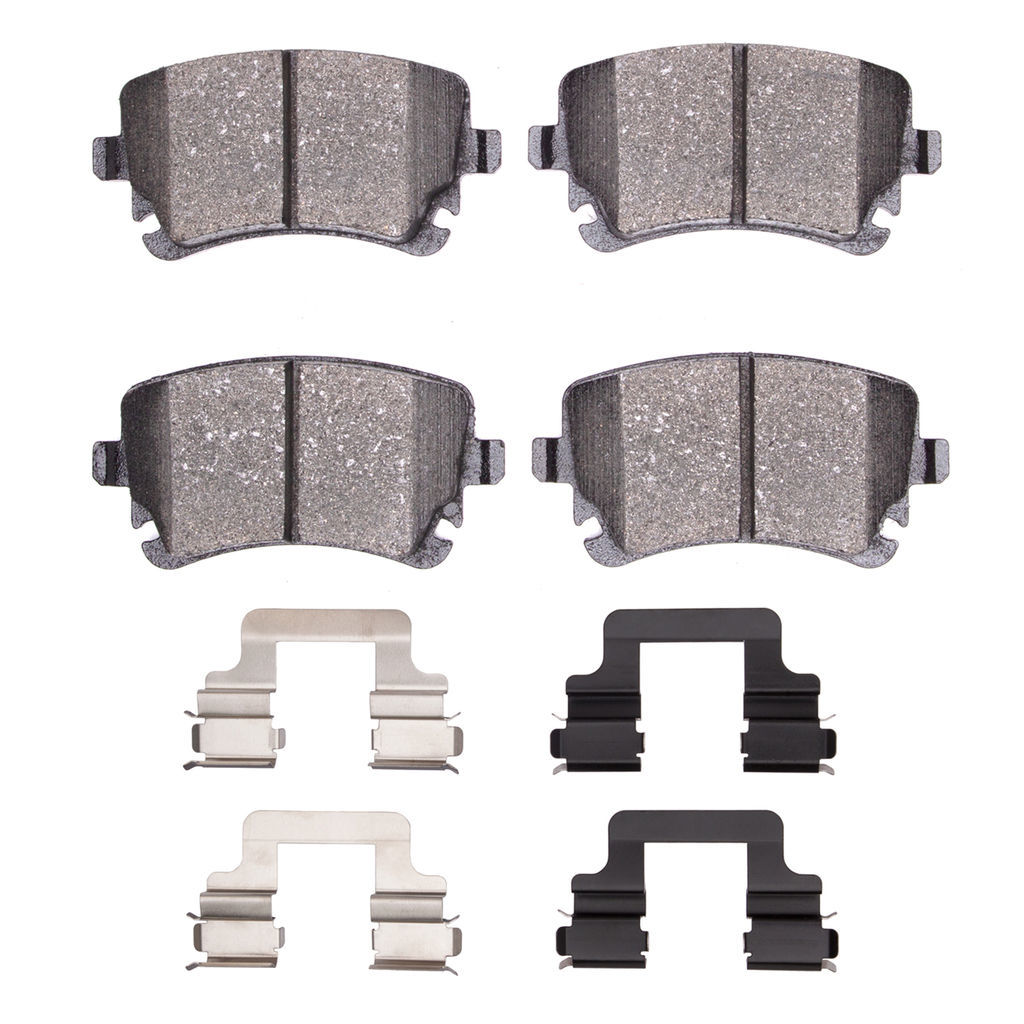 Dynamic Friction 1600-1018-01 - 5000 Euro Ceramic Brake Pads With Hardware
