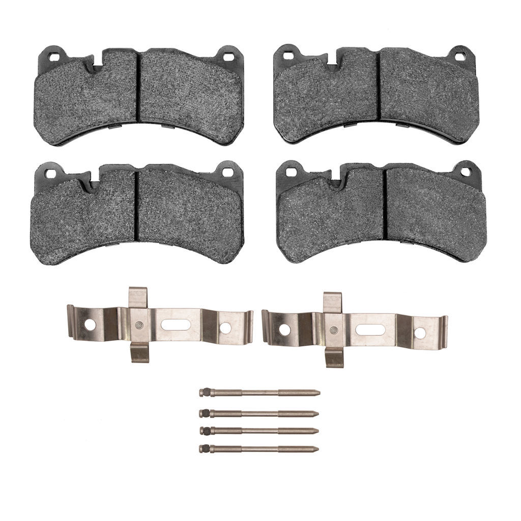 Dynamic Friction 1600-1116-01 - 5000 Euro Ceramic Brake Pads With Hardware