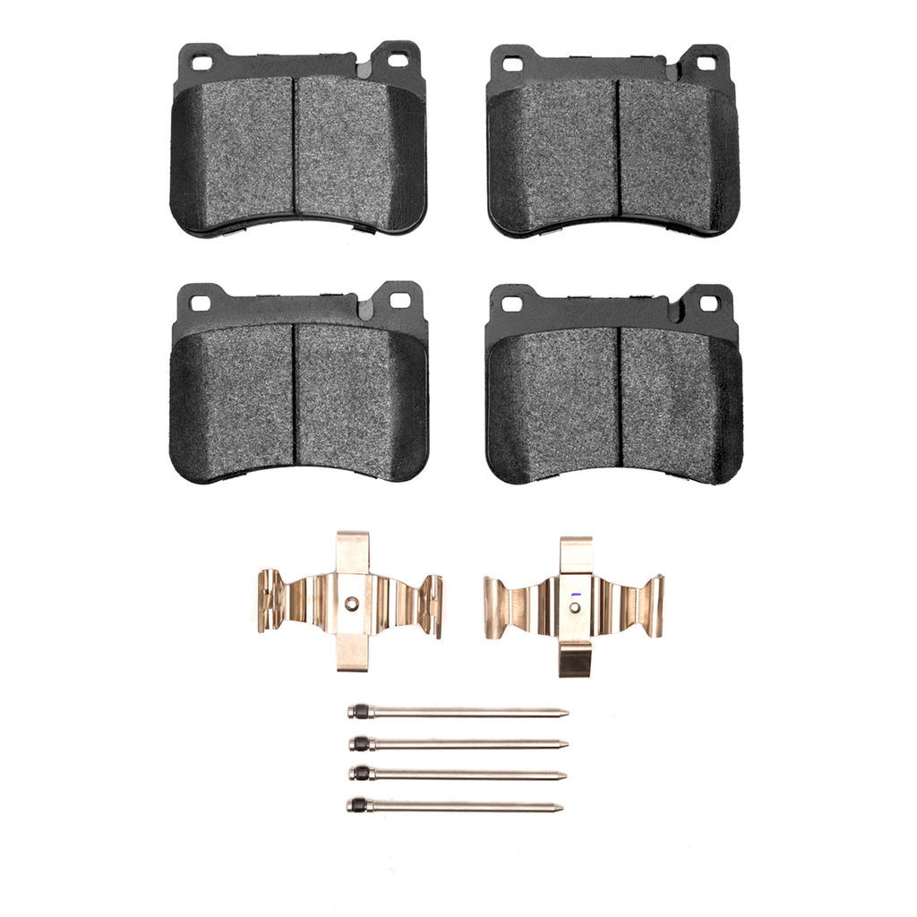 Dynamic Friction 1600-1121-01 - 5000 Euro Ceramic Brake Pads With Hardware