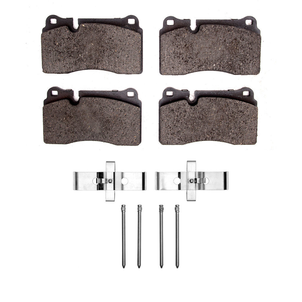 Dynamic Friction 1600-1165-01 - 5000 Euro Ceramic Brake Pads With Hardware