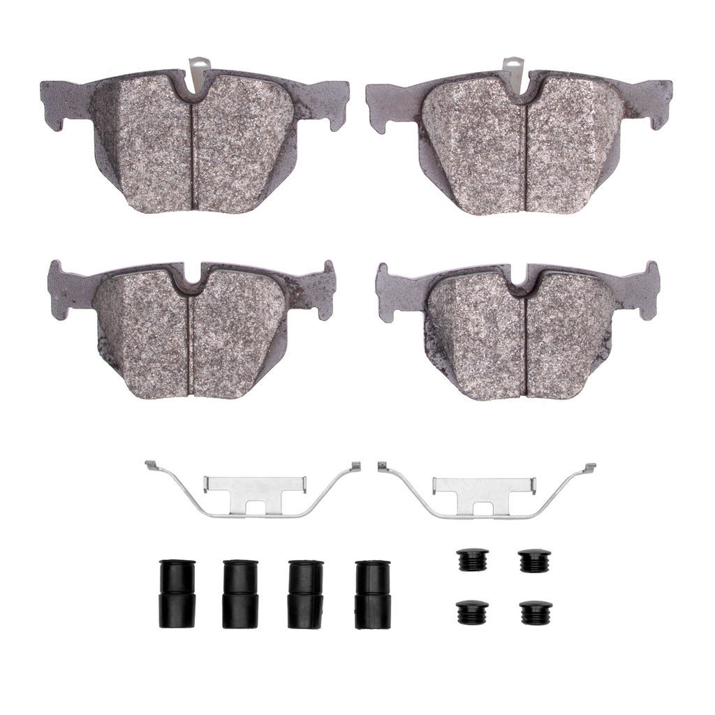 Dynamic Friction 1600-1170-01 - 5000 Euro Ceramic Brake Pads With Hardware
