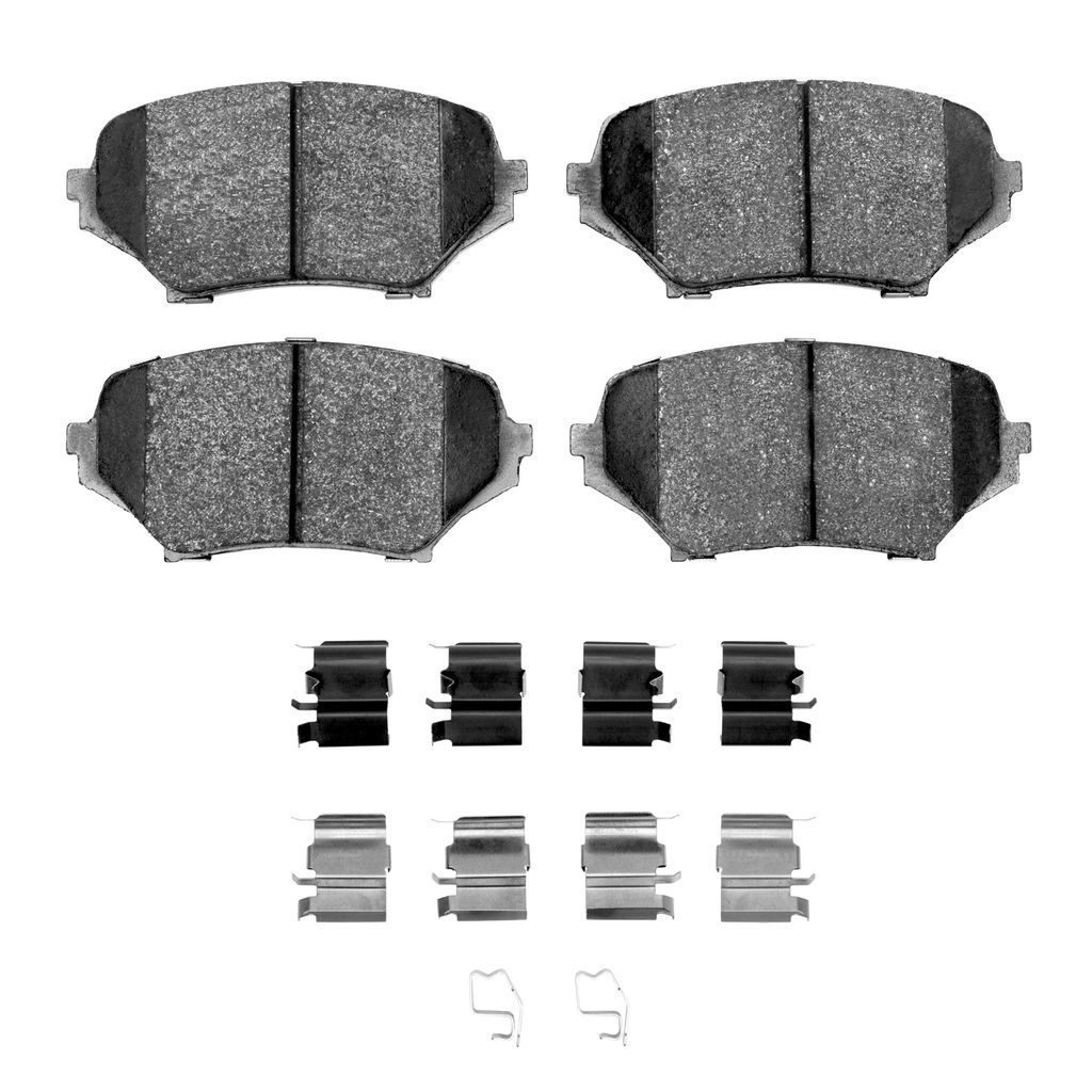 Dynamic Friction 1600-1179-01 - 5000 Euro Ceramic Brake Pads With Hardware