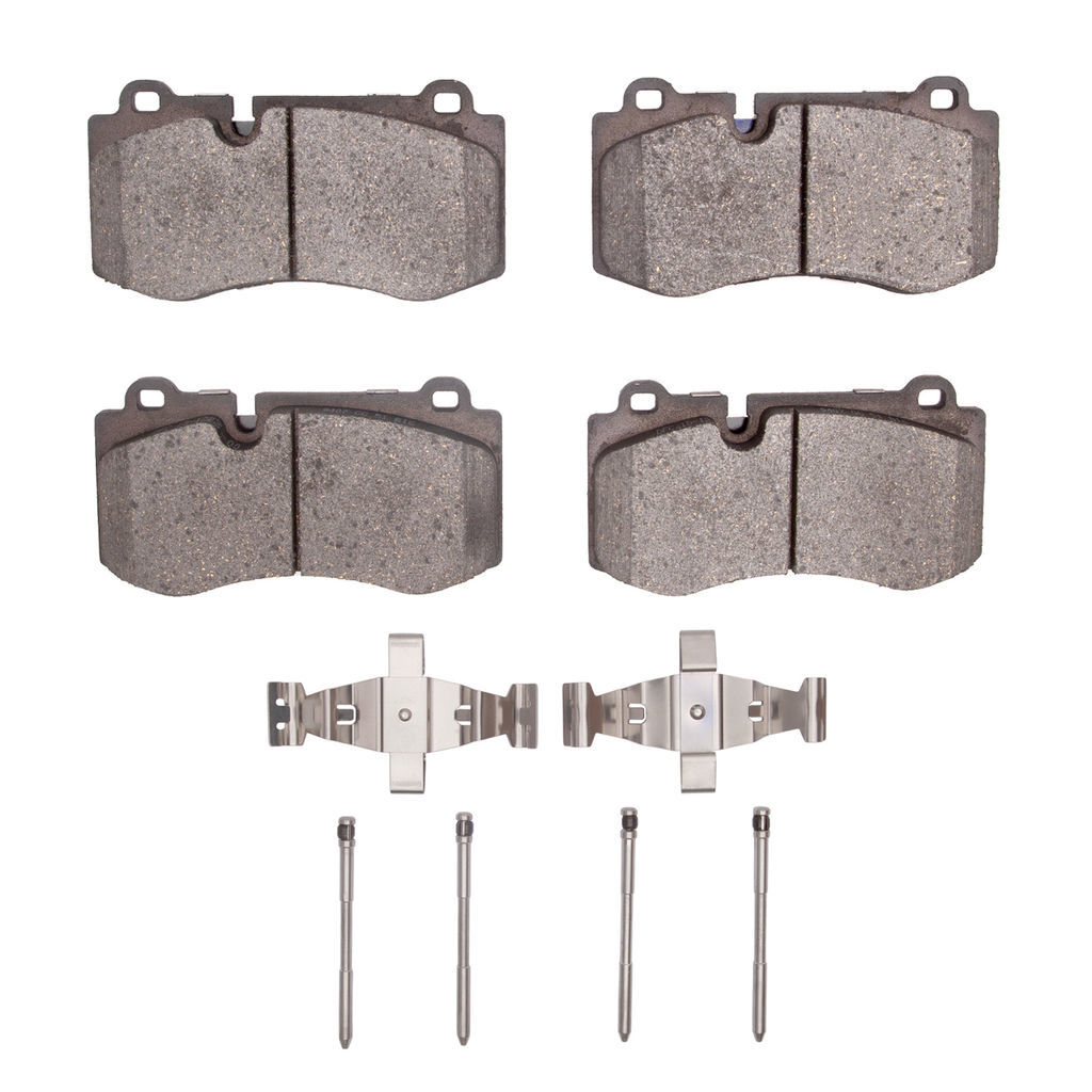 Dynamic Friction 1600-1223-01 - 5000 Euro Ceramic Brake Pads With Hardware