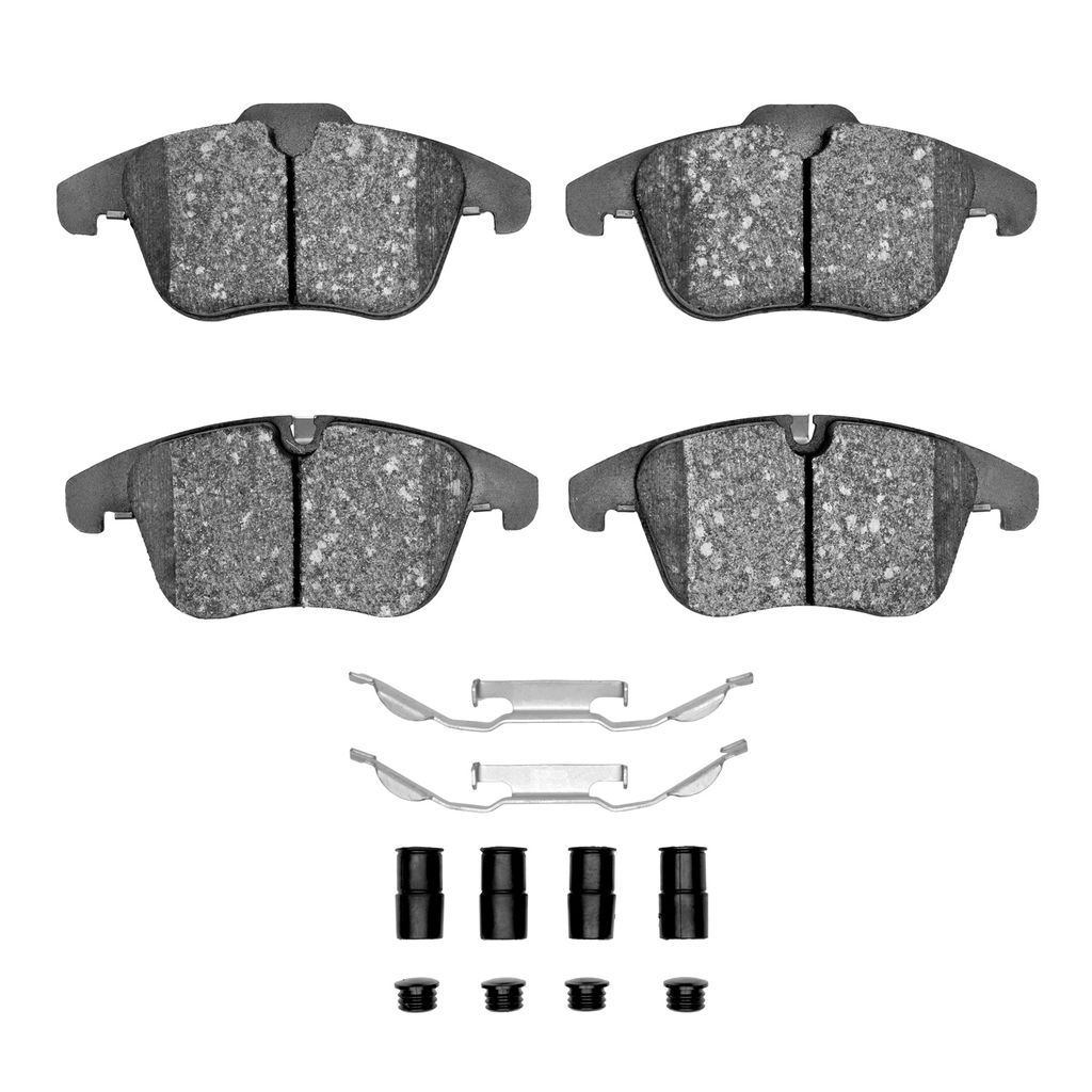 Dynamic Friction 1600-1241-01 - 5000 Euro Ceramic Brake Pads With Hardware