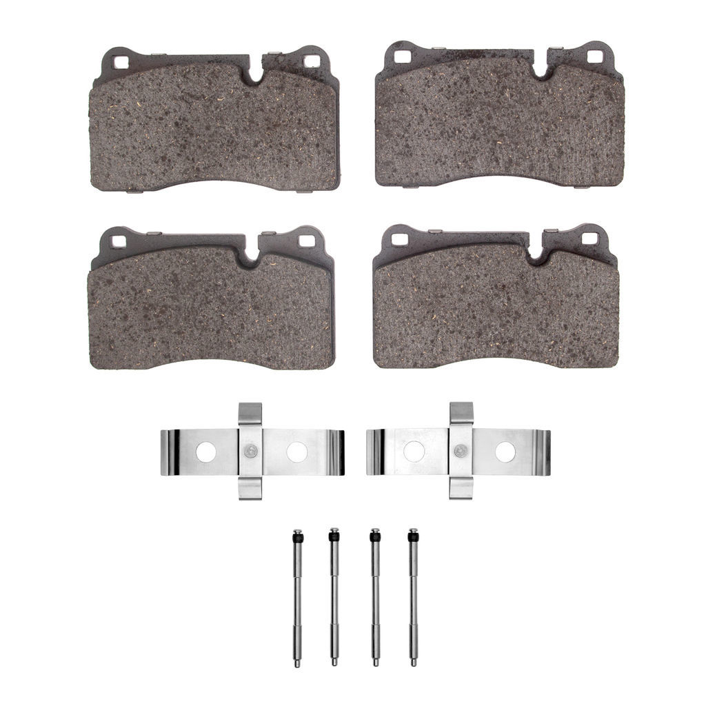 Dynamic Friction 1600-1263-01 - 5000 Euro Ceramic Brake Pads With Hardware