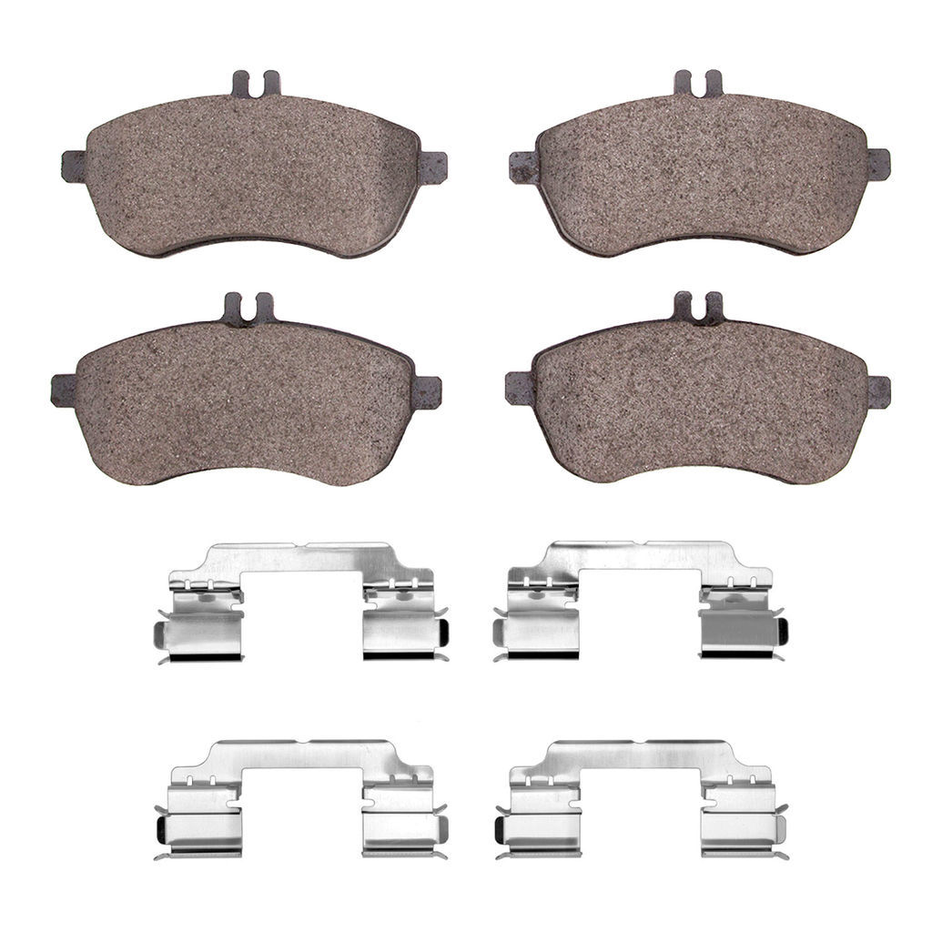 Dynamic Friction 1600-1340-01 - 5000 Euro Ceramic Brake Pads With Hardware