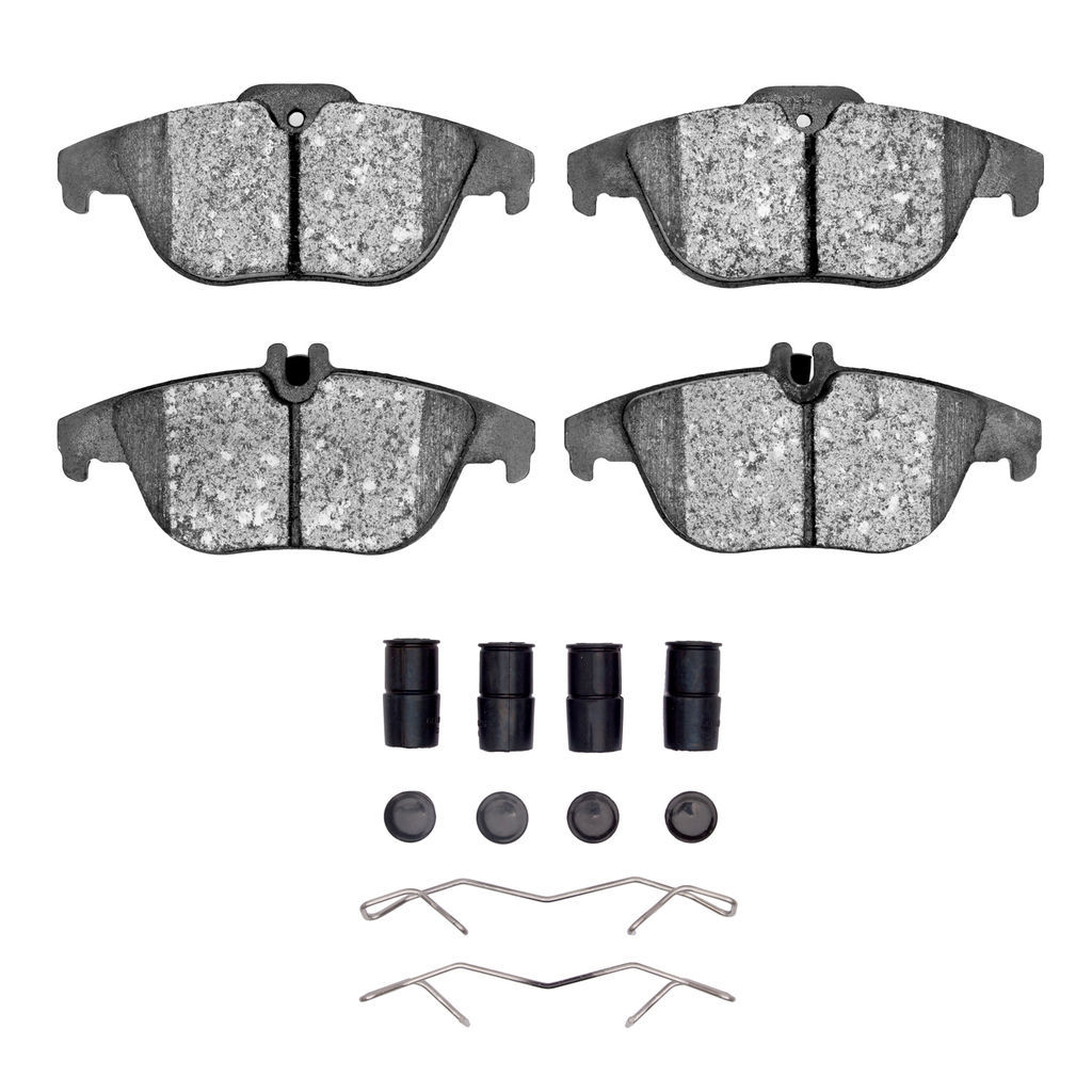 Dynamic Friction 1600-1341-11 - 5000 Euro Ceramic Brake Pads With Hardware