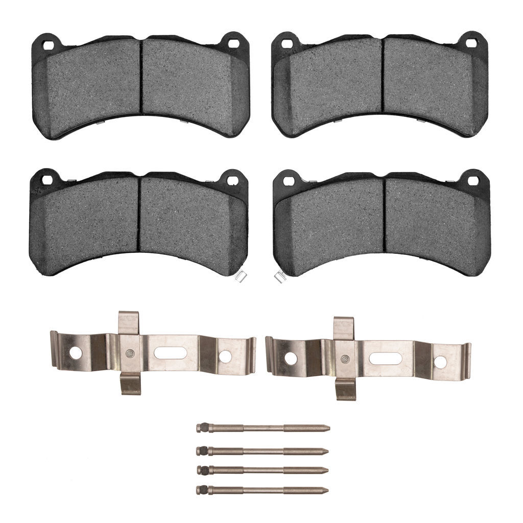 Dynamic Friction 1600-1365-01 - 5000 Euro Ceramic Brake Pads With Hardware