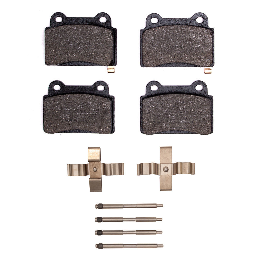Dynamic Friction 1600-1368-01 - 5000 Euro Ceramic Brake Pads With Hardware