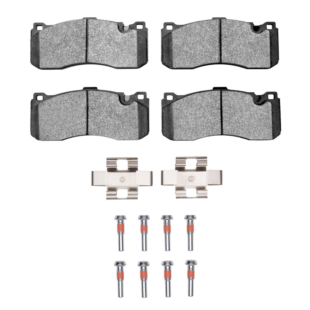 Dynamic Friction 1600-1371-01 - 5000 Euro Ceramic Brake Pads With Hardware