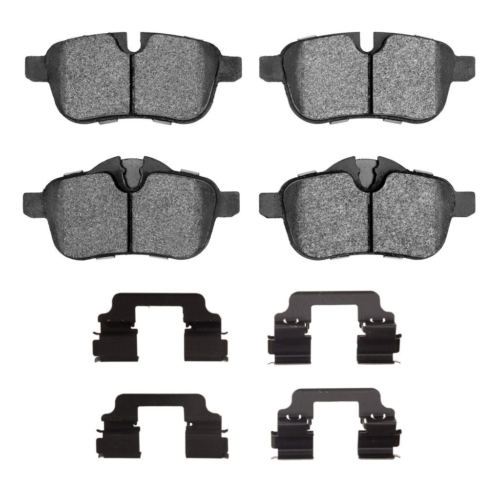 Dynamic Friction 1600-1433-01 - 5000 Euro Ceramic Brake Pads With Hardware