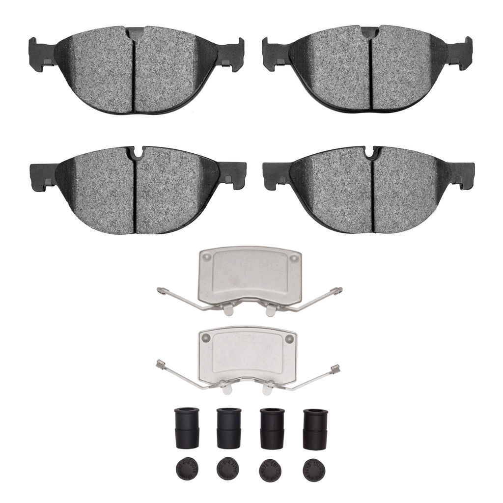 Dynamic Friction 1600-1448-01 - 5000 Euro Ceramic Brake Pads With Hardware