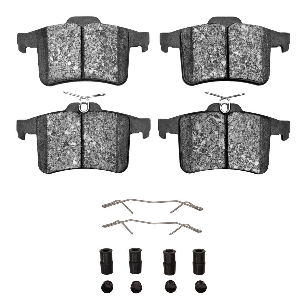Dynamic Friction 1600-1449-01 - 5000 Euro Ceramic Brake Pads With Hardware