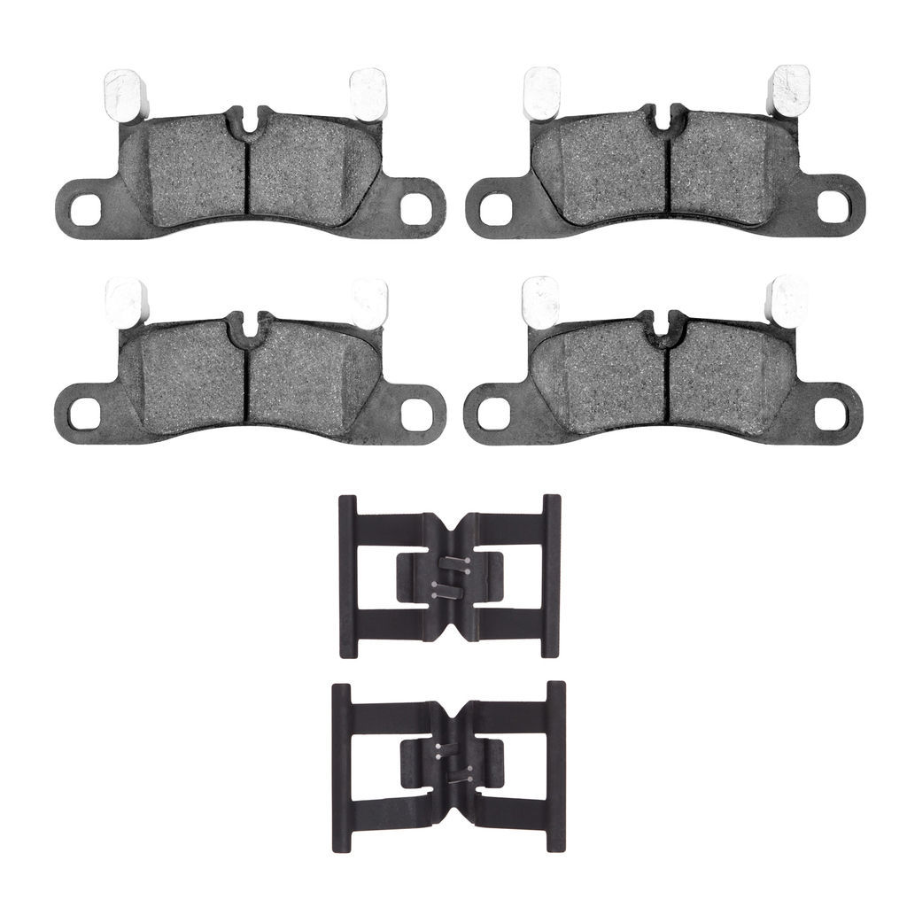 Dynamic Friction 1600-1453-01 - 5000 Euro Ceramic Brake Pads With Hardware