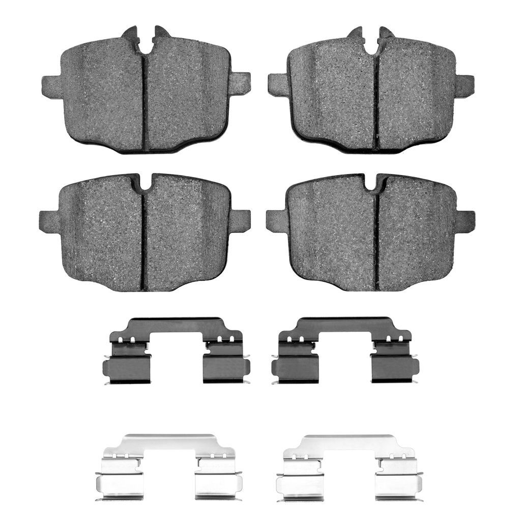 Dynamic Friction 1600-1469-02 - 5000 Euro Ceramic Brake Pads With Hardware