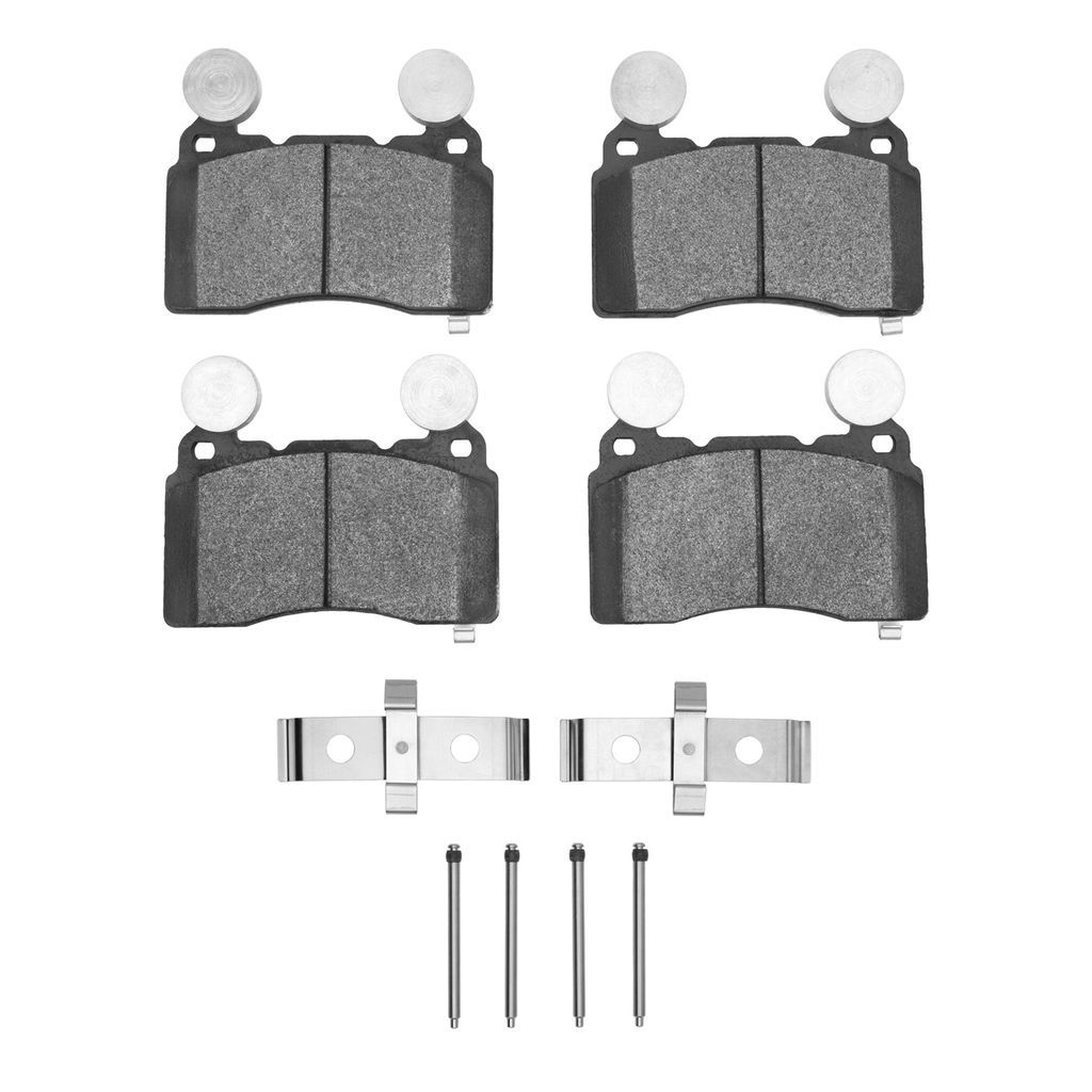 Dynamic Friction 1600-1474-01 - 5000 Euro Ceramic Brake Pads With Hardware