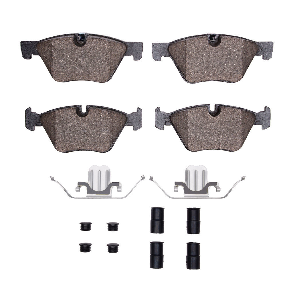 Dynamic Friction 1600-1504-01 - 5000 Euro Ceramic Brake Pads With Hardware