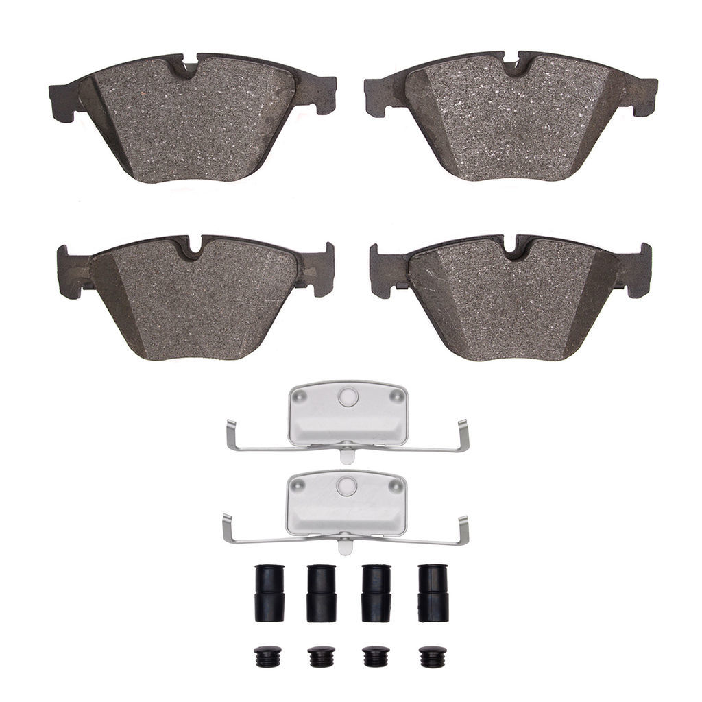 Dynamic Friction 1600-1505-01 - 5000 Euro Ceramic Brake Pads With Hardware