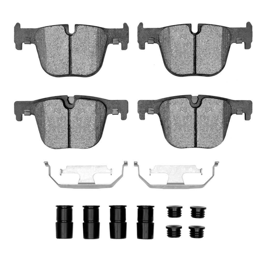 Dynamic Friction 1600-1610-01 - 5000 Euro Ceramic Brake Pads With Hardware