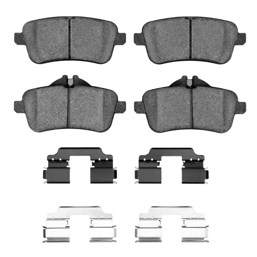 Dynamic Friction 1600-1630-02 - 5000 Euro Ceramic Brake Pads With Hardware