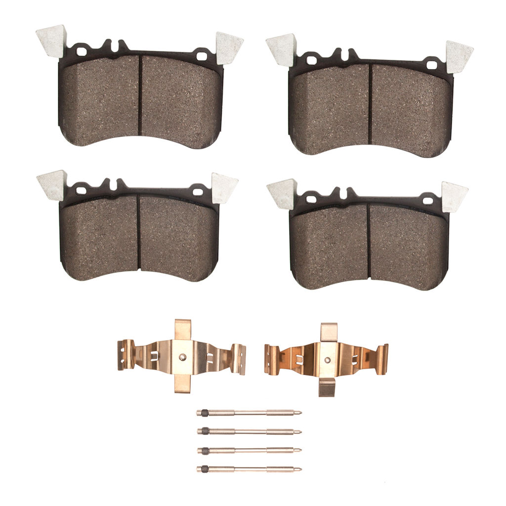 Dynamic Friction 1600-1634-11 - 5000 Euro Ceramic Brake Pads With Hardware