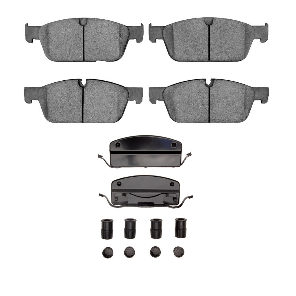 Dynamic Friction 1600-1636-01 - 5000 Euro Ceramic Brake Pads With Hardware