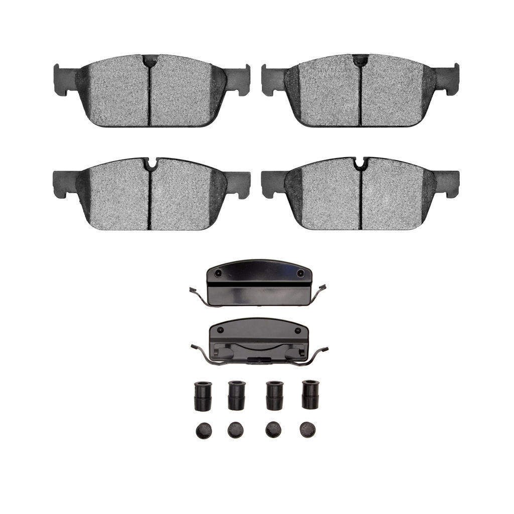 Dynamic Friction 1600-1636-11 - 5000 Euro Ceramic Brake Pads With Hardware