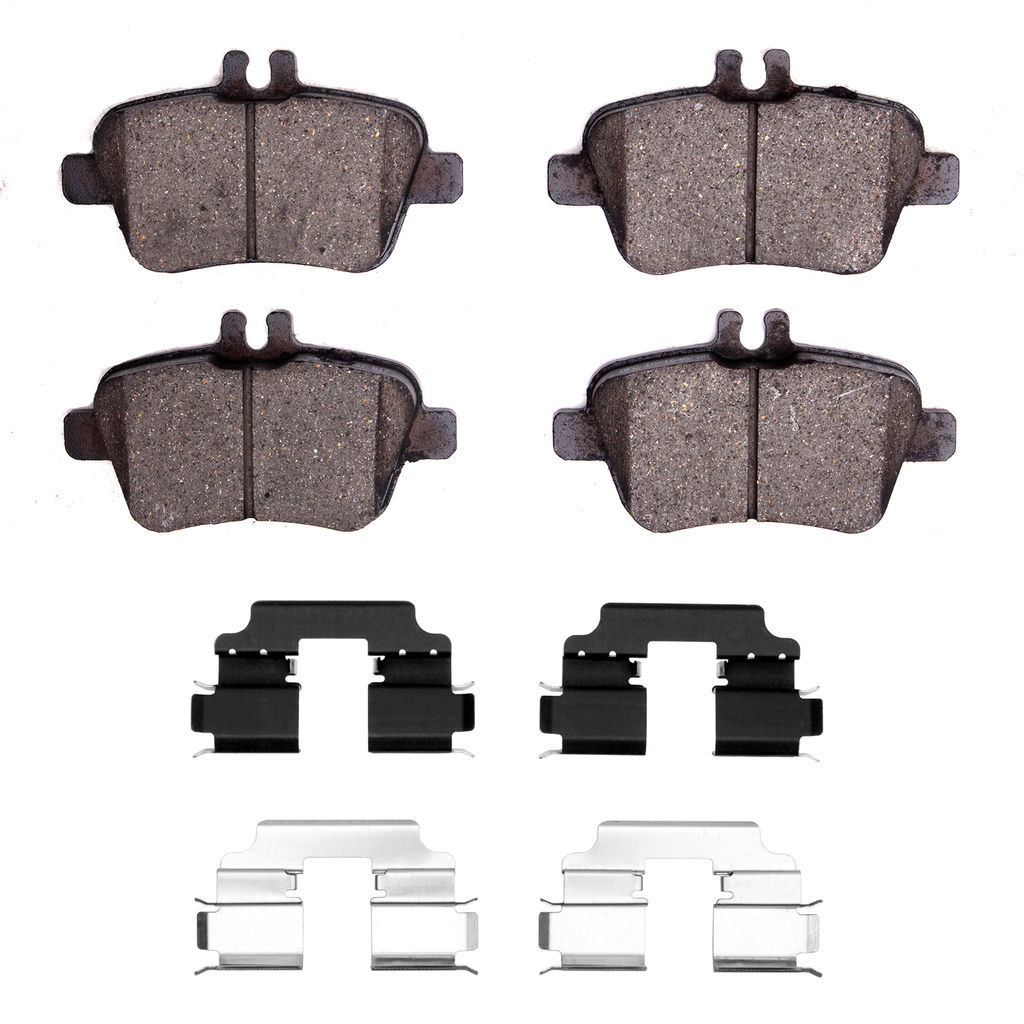 Dynamic Friction 1600-1646-01 - 5000 Euro Ceramic Brake Pads With Hardware