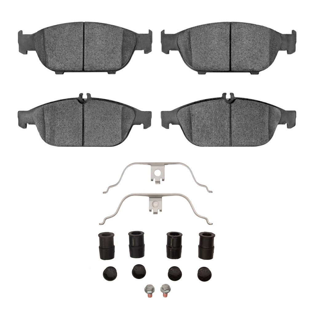 Dynamic Friction 1600-1652-01 - 5000 Euro Ceramic Brake Pads With Hardware
