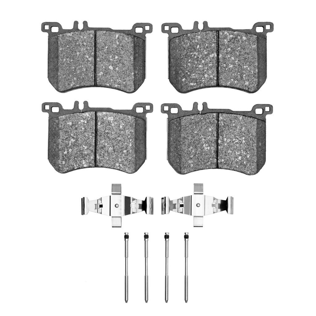 Dynamic Friction 1600-1670-01 - 5000 Euro Ceramic Brake Pads With Hardware